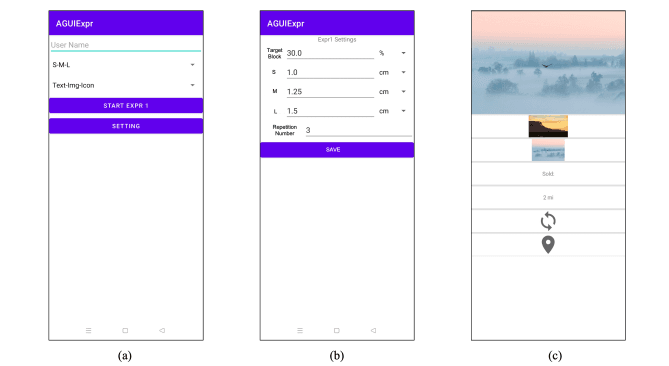 Motion-Adaptive GUI system overview